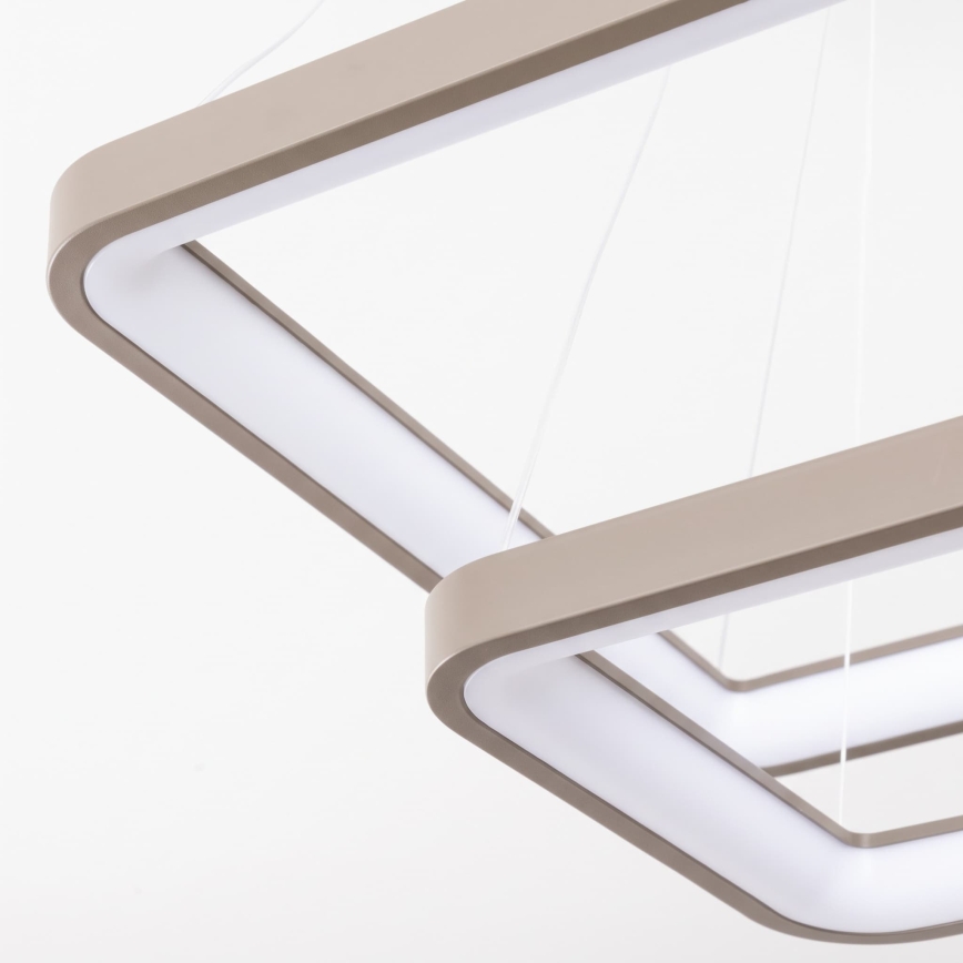 BRILAGI - LED luster s mogućnošću prigušivanja na kabelu FALCON SLIM LED/78W/230V 3000-6500K 50x50 cm bež + daljinski upravljač