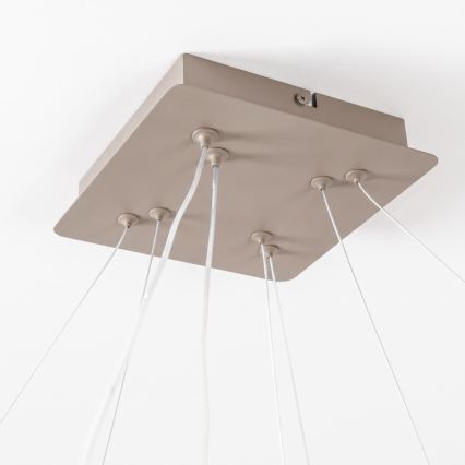 BRILAGI - LED luster s mogućnošću prigušivanja na kabelu FALCON SLIM LED/78W/230V 3000-6500K 50x50 cm bež + daljinski upravljač