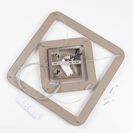 BRILAGI - LED luster s mogućnošću prigušivanja na kabelu FALCON SLIM LED/78W/230V 3000-6500K 50x50 cm bež + daljinski upravljač