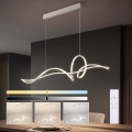 Brilagi - LED luster s prigušivanjem na sajli SIGNATURE LED/55W/230V 3000-6000K 120x23 cm bijela + daljinski upravljač