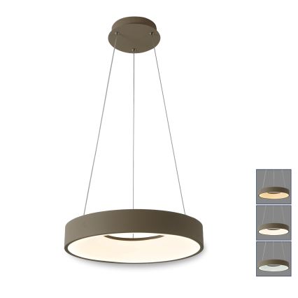 BRILAGI - LED luster na sajli s mogućnošću prigušivanja FALCON II LED/67W/230V 3000-6500K Ø 40 cm bež + daljinski upravljač
