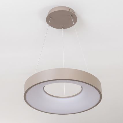 BRILAGI - LED luster na sajli s mogućnošću prigušivanja FALCON II LED/67W/230V 3000-6500K Ø 40 cm bež + daljinski upravljač