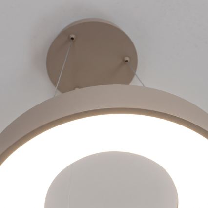 BRILAGI - LED luster na sajli s mogućnošću prigušivanja FALCON II LED/67W/230V 3000-6500K Ø 40 cm bež + daljinski upravljač
