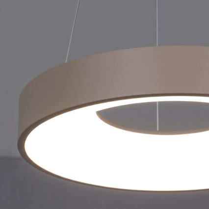 BRILAGI - LED luster na sajli s mogućnošću prigušivanja FALCON II LED/67W/230V 3000-6500K Ø 40 cm bež + daljinski upravljač