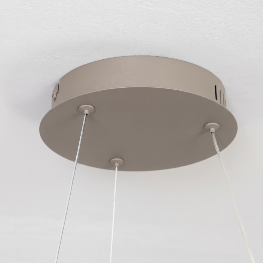 BRILAGI - LED luster na sajli s mogućnošću prigušivanja FALCON II LED/67W/230V 3000-6500K Ø 40 cm bež + daljinski upravljač