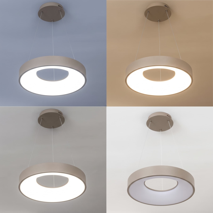 BRILAGI - LED luster na sajli s mogućnošću prigušivanja FALCON II LED/67W/230V 3000-6500K Ø 40 cm bež + daljinski upravljač