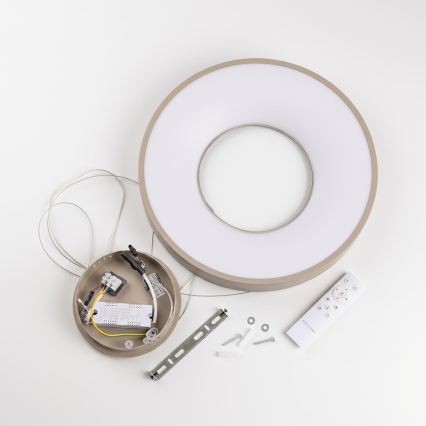 BRILAGI - LED luster na sajli s mogućnošću prigušivanja FALCON II LED/67W/230V 3000-6500K Ø 40 cm bež + daljinski upravljač