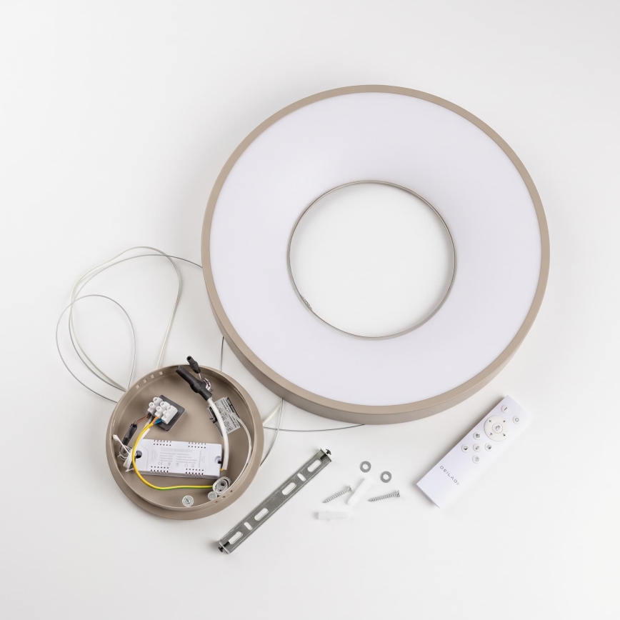 BRILAGI - LED luster na sajli s mogućnošću prigušivanja FALCON II LED/67W/230V 3000-6500K Ø 40 cm bež + daljinski upravljač