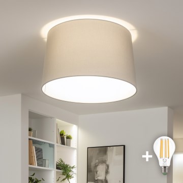 Brilagi - LED nadgradna stropna svjetiljka CERIA 1xE27/40W/230V, promjer 45 cm, siva