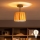 Brilagi - LED nadgradna stropna svjetiljka CERIA BOHO 1xE27/60W/230V Ø 20 cm crna/rafija