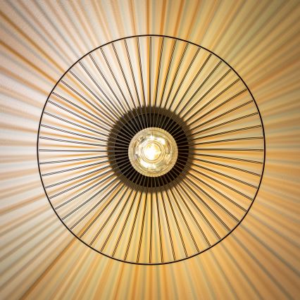 Brilagi - LED nadgradna stropna svjetiljka CERIA WIRE 1xE27/40W/230V Ø 26 cm crna