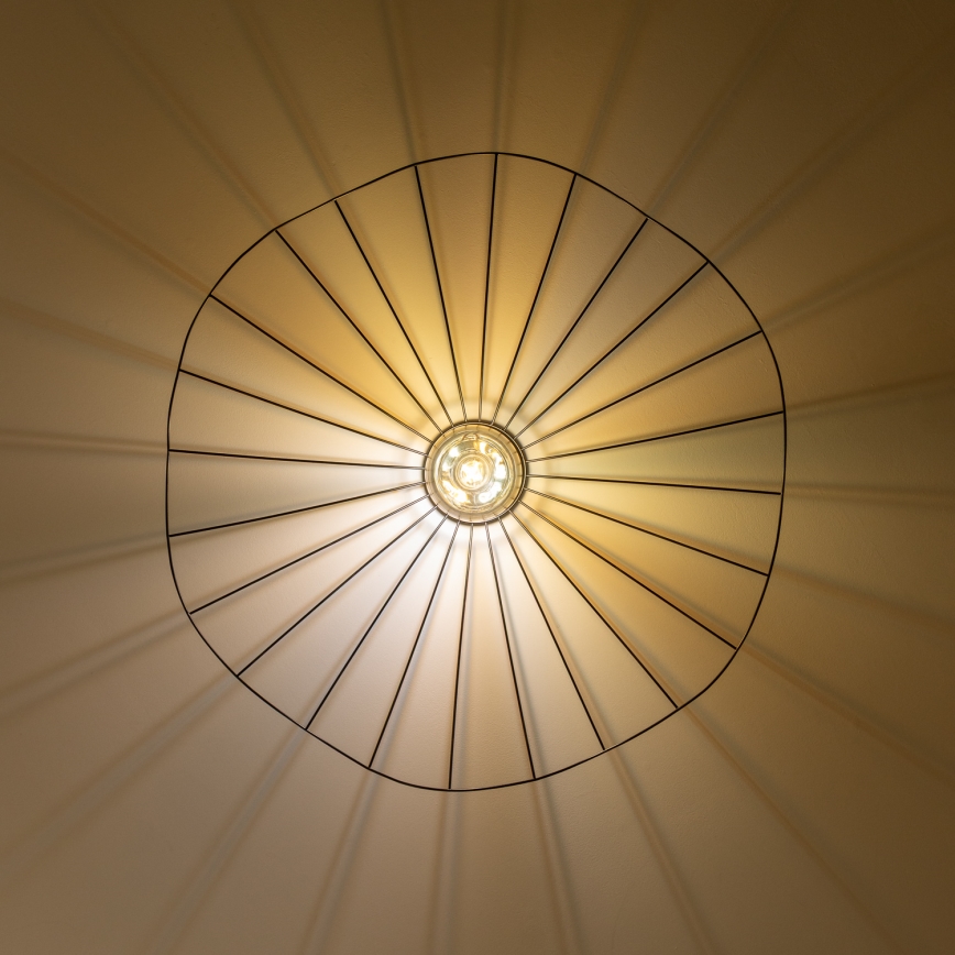 Brilagi - LED nadgradna stropna svjetiljka CERIA WIRE 1xE27/40W/230V Ø 80 cm crna