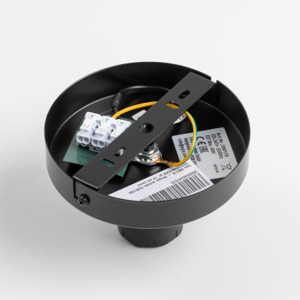 Brilagi - LED nadgradna stropna svjetiljka CERIA WIRE 1xE27/40W/230V Ø 80 cm crna