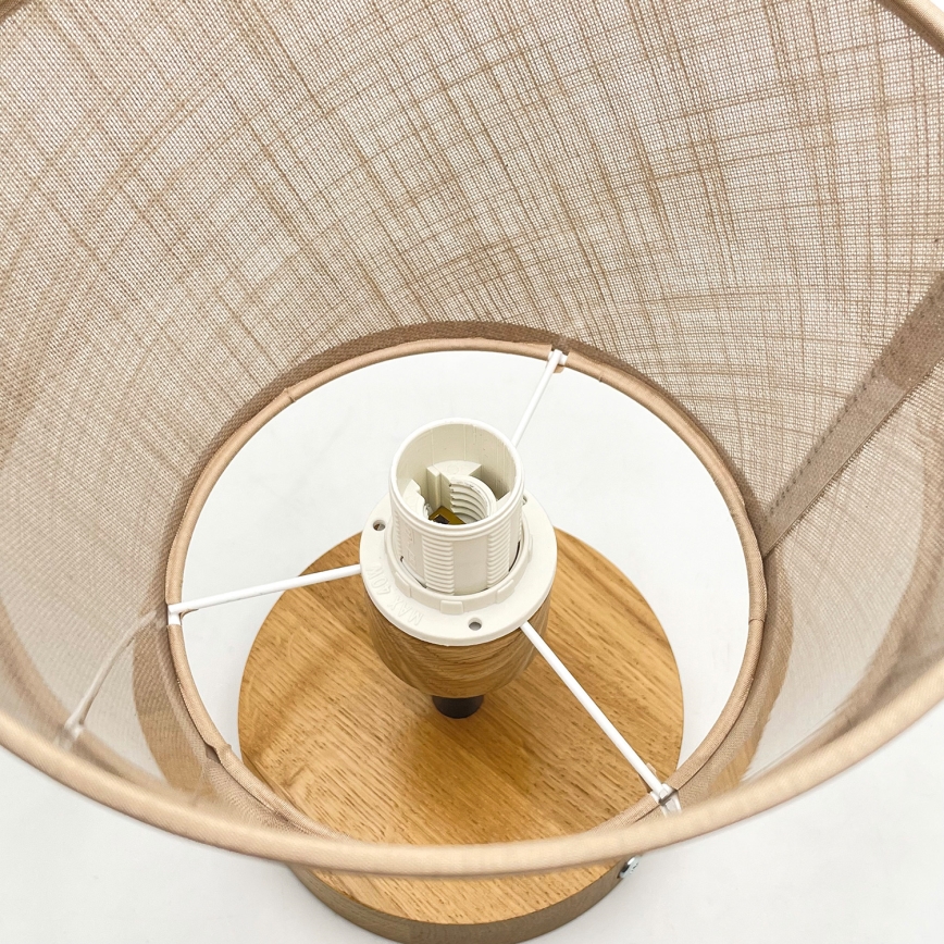 Brilagi - LED  Nadgradni luster ANTHONY 1xE14/60W/230V hrast/bež