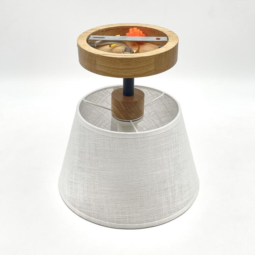 Brilagi - LED  Nadgradni luster ANTHONY 1xE14/60W/230V hrast/bijela