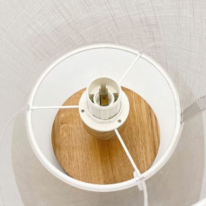 Brilagi - LED  Nadgradni luster ANTHONY 1xE14/60W/230V hrast/bijela