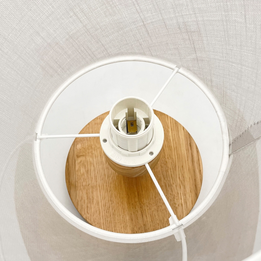 Brilagi - LED  Nadgradni luster ANTHONY 1xE14/60W/230V hrast/bijela