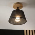 Brilagi - LED  Nadgradni luster ANTHONY 1xE14/60W/230V hrast/crna