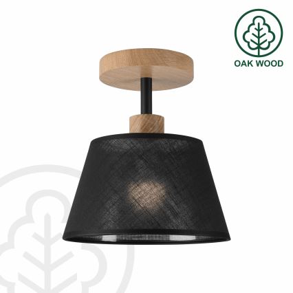 Brilagi - LED  Nadgradni luster ANTHONY 1xE14/60W/230V hrast/crna