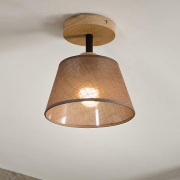 Brilagi - LED  Nadgradni luster ANTHONY 1xE14/60W/230V hrast/smeđa