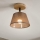 Brilagi - LED  Nadgradni luster ANTHONY 1xE14/60W/230V hrast/smeđa