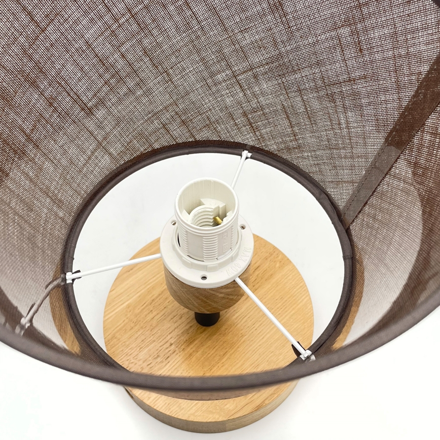 Brilagi - LED  Nadgradni luster ANTHONY 1xE14/60W/230V hrast/smeđa