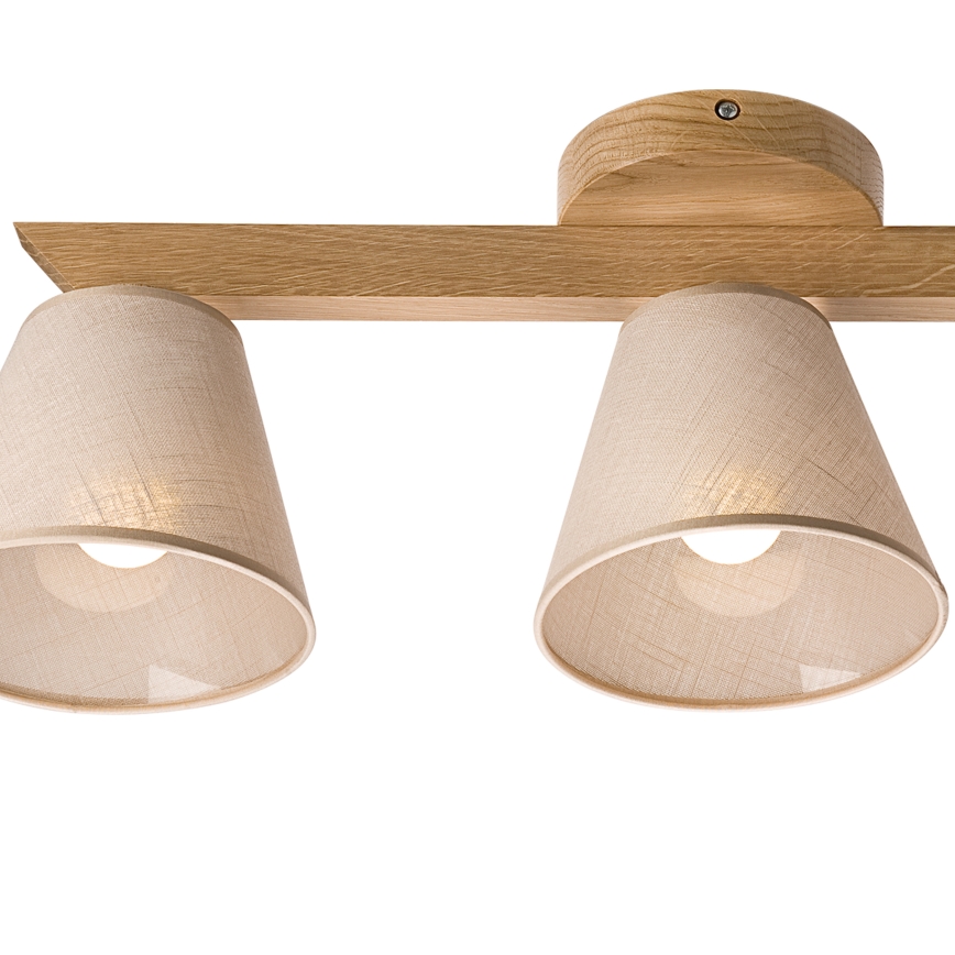 Brilagi - LED  Nadgradni luster ANTHONY 3xE14/40W/230V hrast/bež