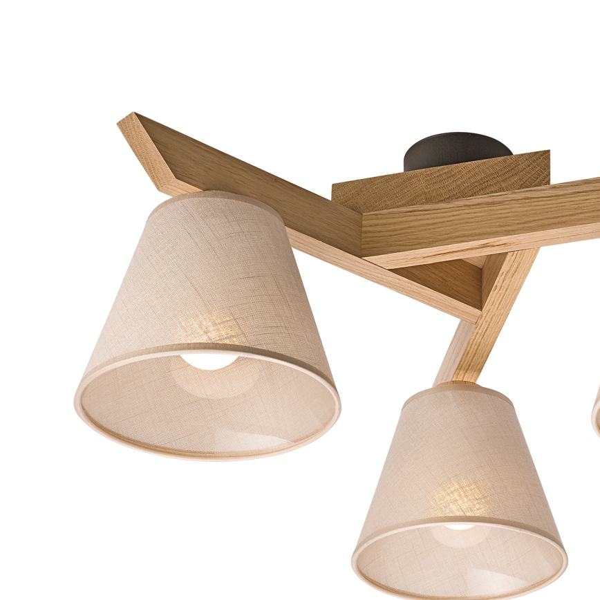 Brilagi - LED  Nadgradni luster ANTHONY 3xE14/40W/230V hrast/bež