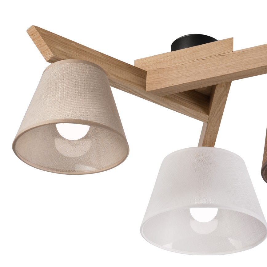 Brilagi - LED  Nadgradni luster ANTHONY 3xE14/40W/230V hrast