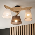Brilagi - LED  Nadgradni luster ANTHONY 3xE14/40W/230V hrast