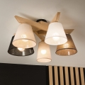 Brilagi - LED  Nadgradni luster ANTHONY 5xE14/40W/230V hrast