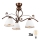 Brilagi - LED Nadgradni luster ANTICO 3xE27/60W/230V bronca patina