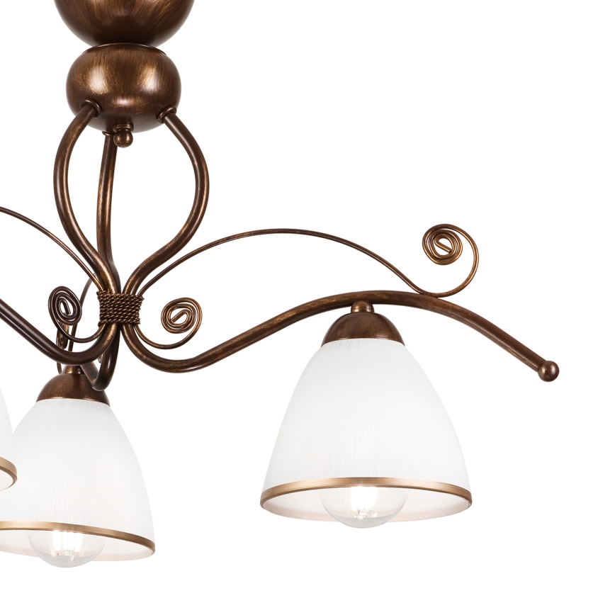 Brilagi - LED Nadgradni luster ANTICO 3xE27/60W/230V bronca patina
