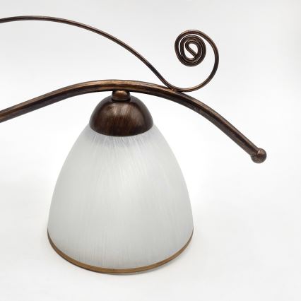 Brilagi - LED Nadgradni luster ANTICO 3xE27/60W/230V bronca patina
