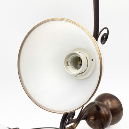 Brilagi - LED Nadgradni luster ANTICO 3xE27/60W/230V bronca patina
