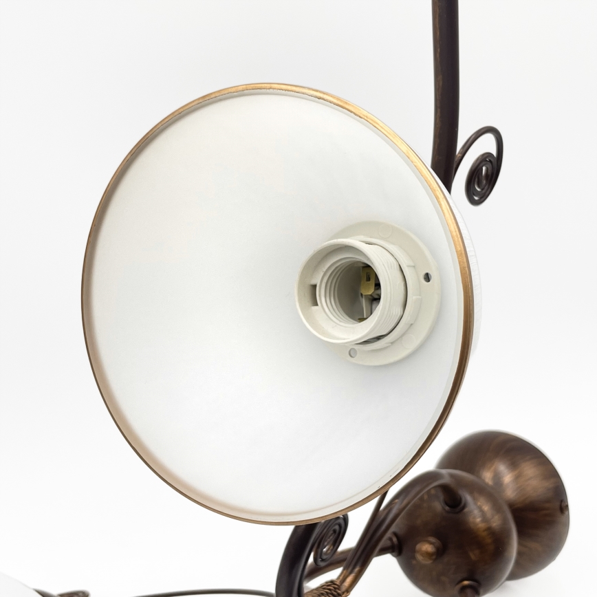 Brilagi - LED Nadgradni luster ANTICO 3xE27/60W/230V bronca patina
