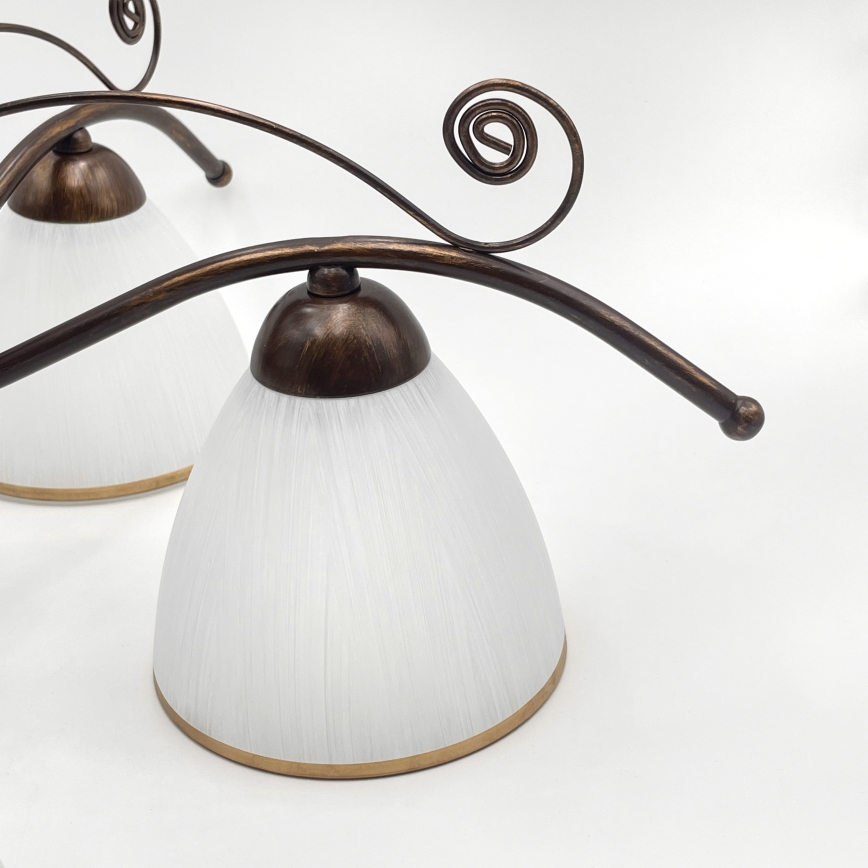 Brilagi - LED Nadgradni luster ANTICO 5xE27/60W/230V bronca patina