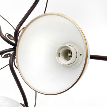Brilagi - LED Nadgradni luster ANTICO 5xE27/60W/230V bronca patina