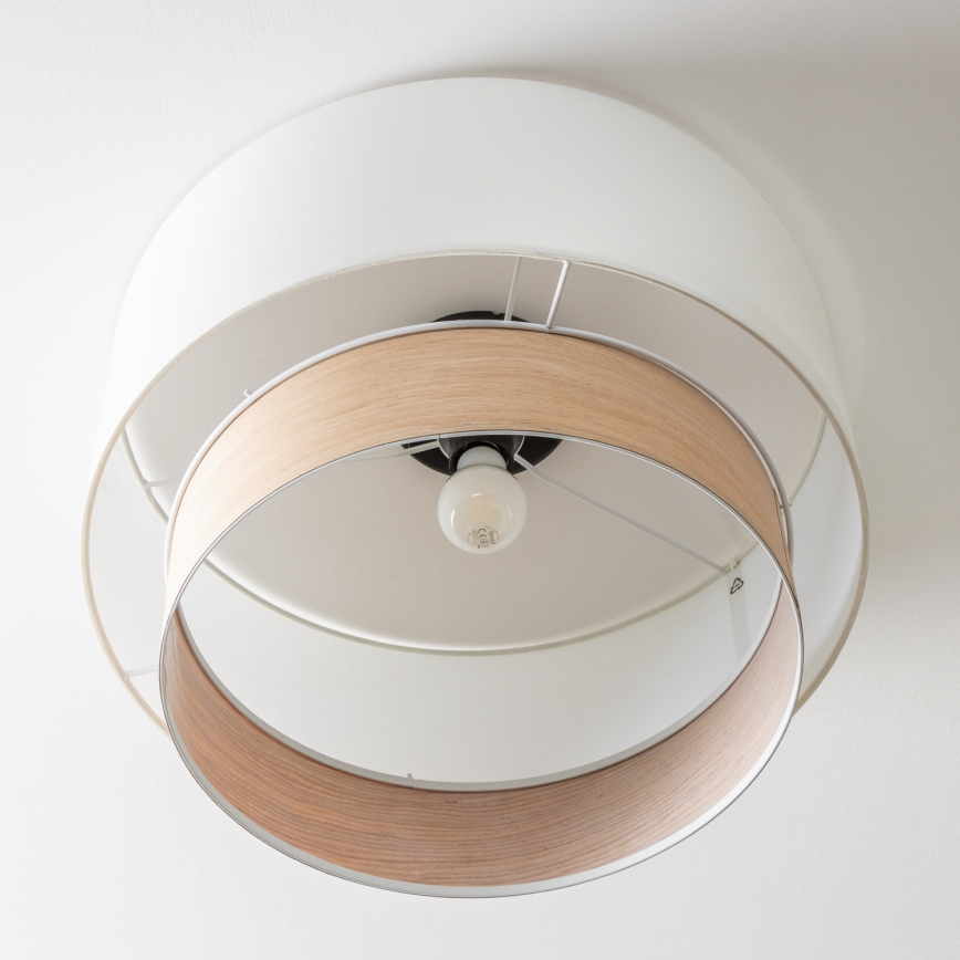 Brilagi - LED nadgradni luster CERIA 1xE27/40W/230V pr. 50 cm bijela/bež