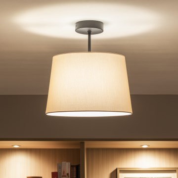 Brilagi - LED nadgradni luster CERIA 1xE27/60W/230V Ø 30 cm crna/bež