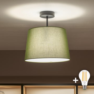 Brilagi - LED nadgradni luster CERIA 1xE27/60W/230V Ø 30 cm crna/zelena