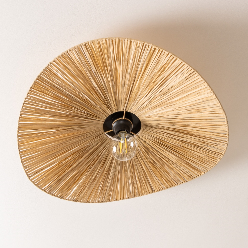 Brilagi - LED nadgradni luster CERIA BOHO 1xE27/40W/230V promjer 60 cm, rafija