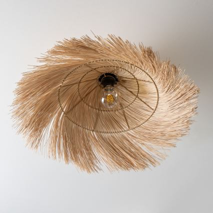 Brilagi - LED nadgradni luster CERIA BOHO 1xE27/40W/230V Ø 100 cm ratan