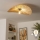 Brilagi - LED nadgradni luster CERIA BOHO 1xE27/40W/230V Ø 60 cm rafija/hrast