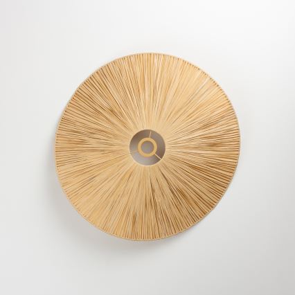 Brilagi - LED nadgradni luster CERIA BOHO 1xE27/40W/230V Ø 60 cm rafija/hrast