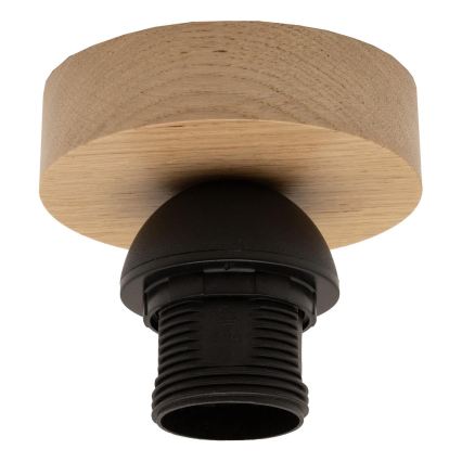 Brilagi - LED nadgradni luster CERIA BOHO 1xE27/40W/230V Ø 70 cm ratan/hrast