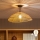 Brilagi - LED nadgradni luster CERIA BOHO 1xE27/60W/230V Ø 50 cm crna/smeđa