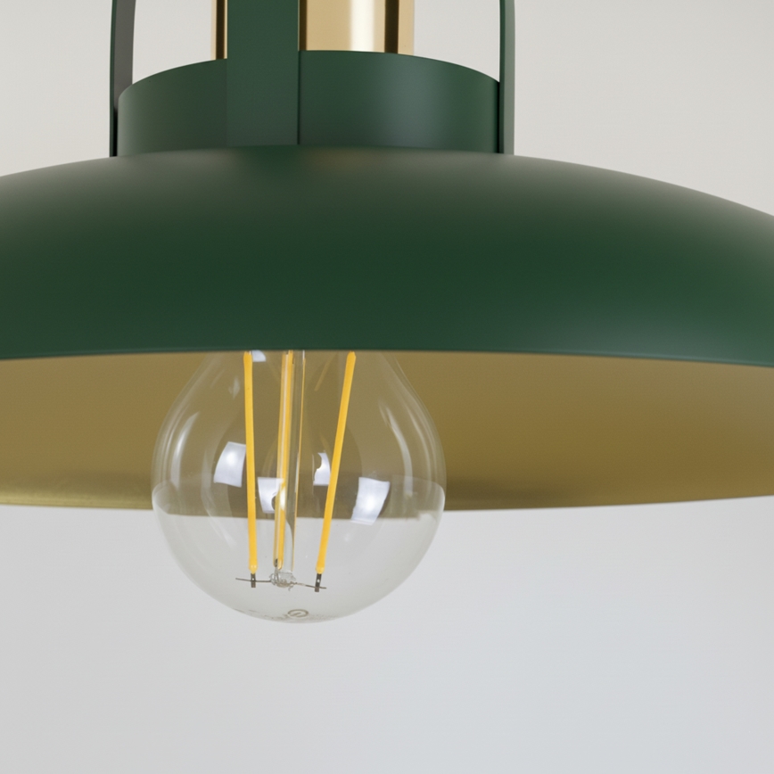 Brilagi - LED Nadgradni luster FLAMENGO 1xE27/60W/230V zelena