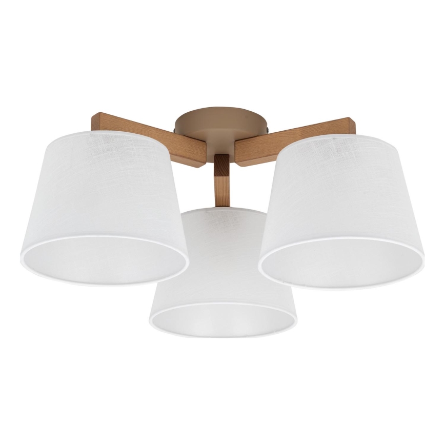 BRILAGI - LED nadgradni luster LATTE SABIA 3xE27/15W/230V borovina/bijela