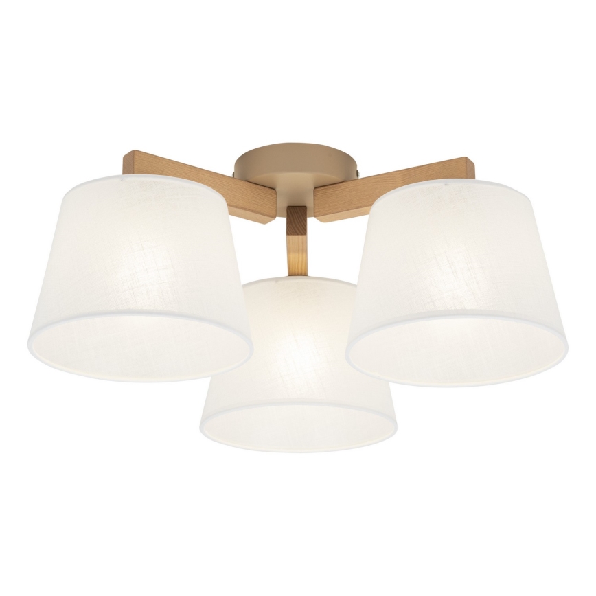 BRILAGI - LED nadgradni luster LATTE SABIA 3xE27/15W/230V borovina/bijela